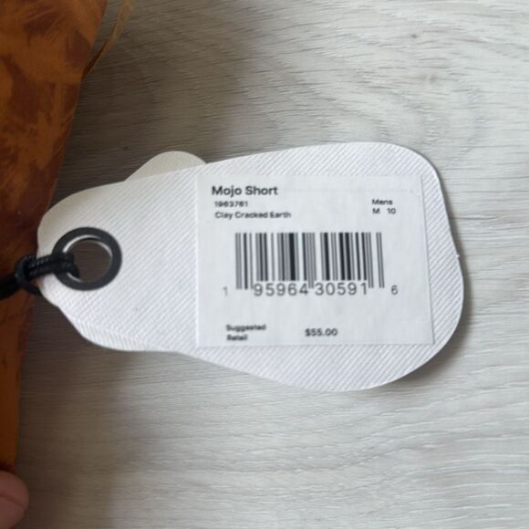 PRANA Mojo Short clay cracked earth size Medium NWT in packaging - Picture 6 of 6